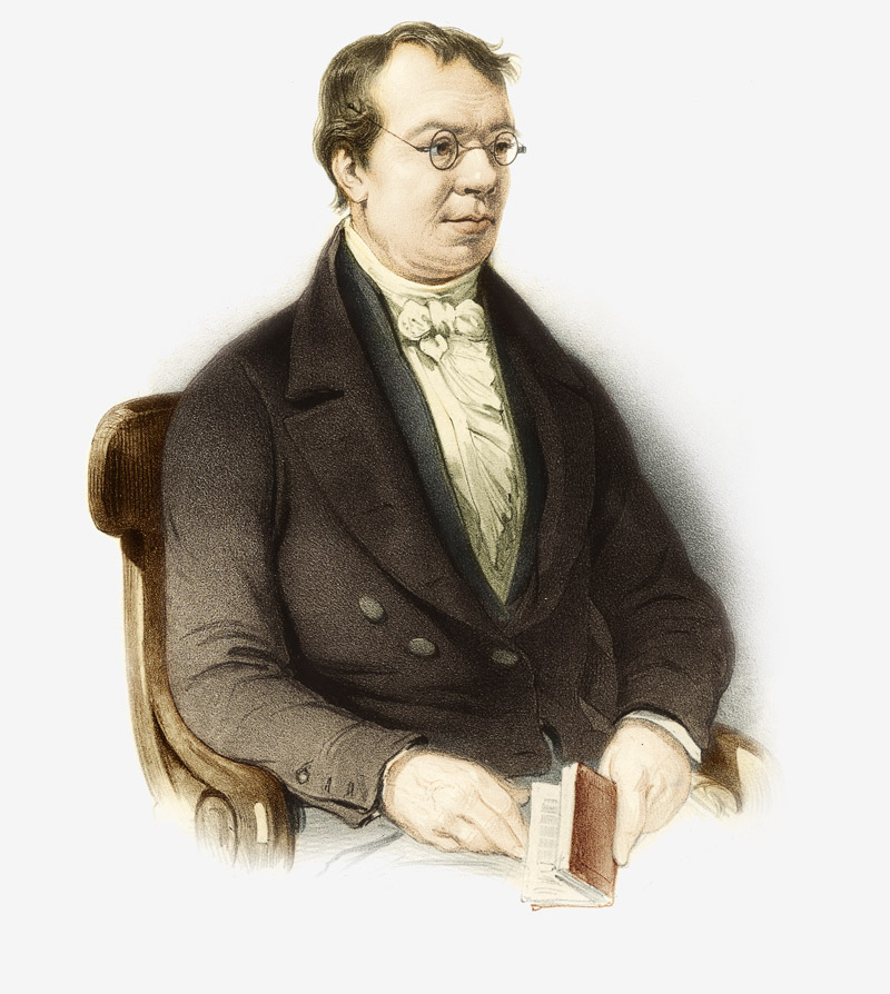 Johann Wilhelm Wilms Portrait coloriert