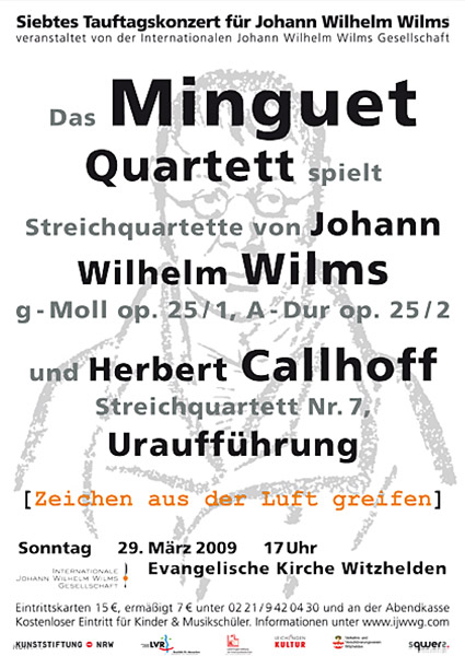 Konzert mit Werken von J. W. Wilms